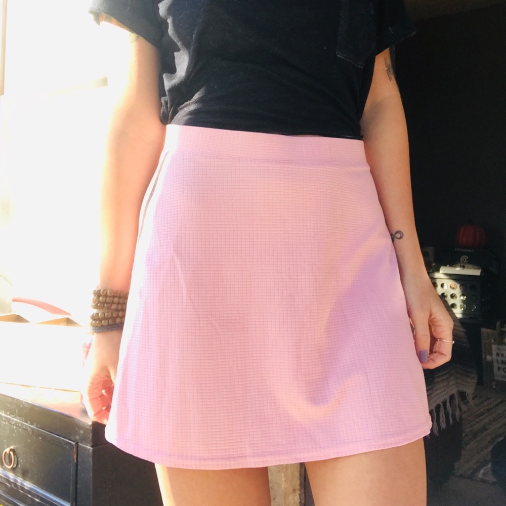 Sports pink skirt